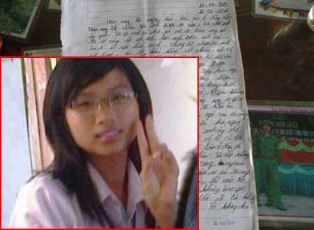 Xã hội - Nhật ký đau lòng của nữ sinh lớp 12 bị giết hại dã man