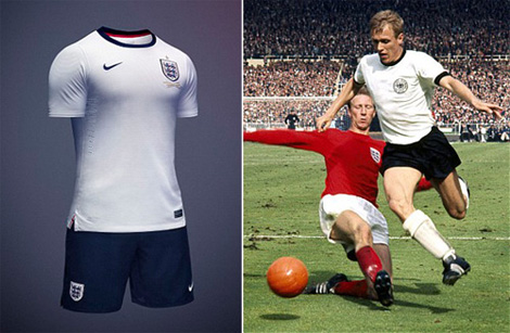 Bóng đá Quốc tế - Tuyển Anh ra mắt mẫu áo gây nhiều tranh cãi (Hình 2).