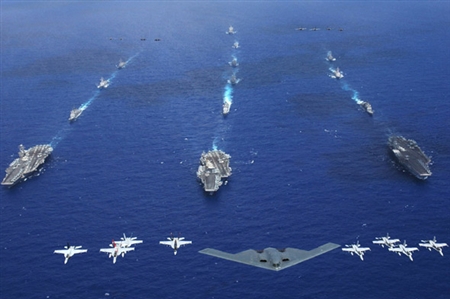 Tiêu điểm - Mỹ điều 6 cụm tàu sân bay và binh lực mạnh nhất tới châu Á