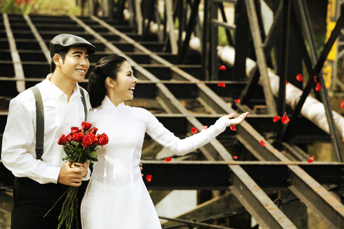 'Ảnh cưới' lãng mạn của Vân Trang