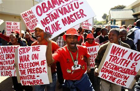 Tiêu điểm - Biểu tình phản đối tổng thống Obama tại Nam Phi