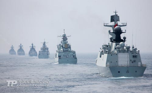 Tiêu điểm - Ảnh: Tàu chiến Nga - Trung nhả đạn trên biển