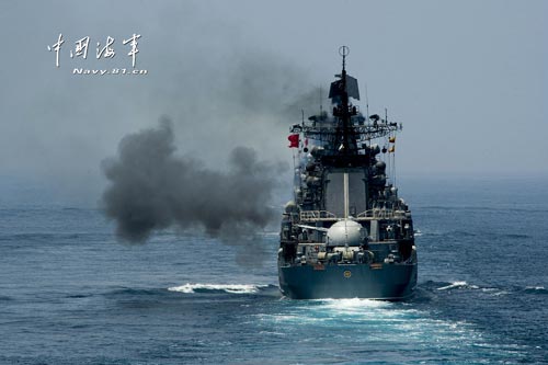 Tiêu điểm - Ảnh: Tàu chiến Nga - Trung nhả đạn trên biển (Hình 4).