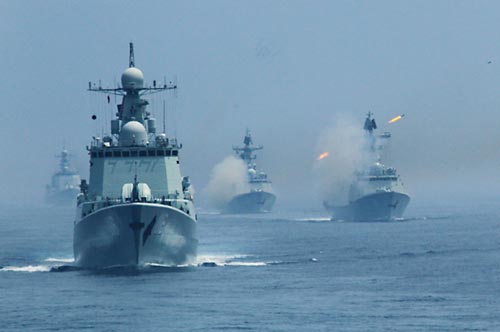 Tiêu điểm - Ảnh: Tàu chiến Nga - Trung nhả đạn trên biển (Hình 5).