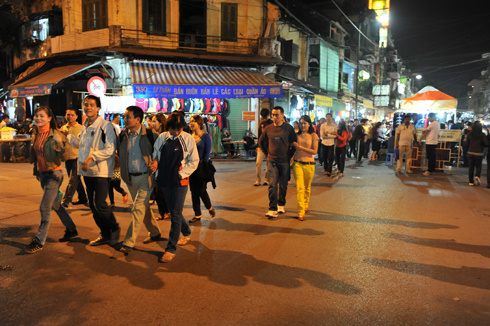Hà Nội có thêm 6 tuyến phố cổ trở thành phố đi bộ