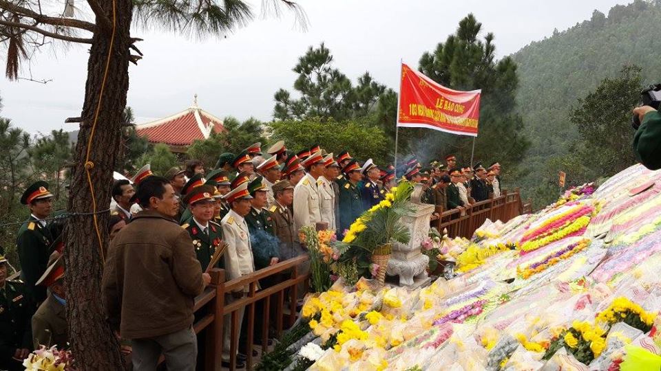 Lễ 100 ngày Đại tướng Võ Nguyên Giáp tại Vũng Chùa- Đảo Yến