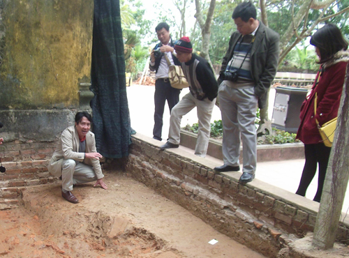 Hình ảnh Phát hiện dấu tích hành cung Lỗ Giang thời Trần tại Thái Bình số 1