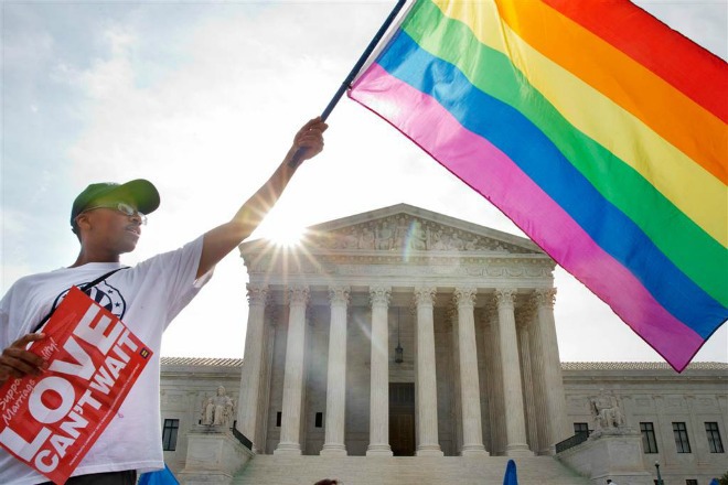 Hình ảnh Mỹ: Chính thức hợp pháp hóa hôn nhân đồng giới trên cả nước số 1
