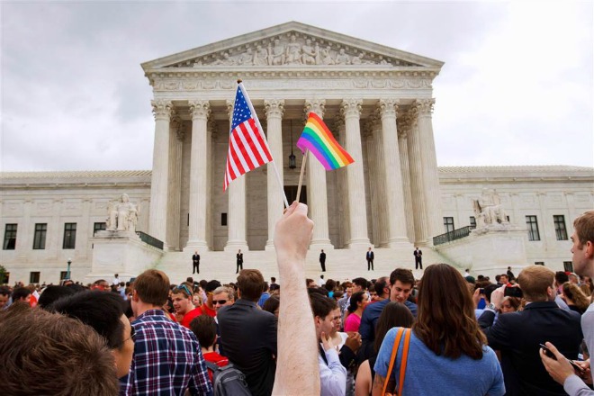Hình ảnh Mỹ: Chính thức hợp pháp hóa hôn nhân đồng giới trên cả nước số 2