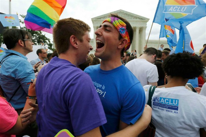 Hình ảnh Mỹ: Chính thức hợp pháp hóa hôn nhân đồng giới trên cả nước số 4