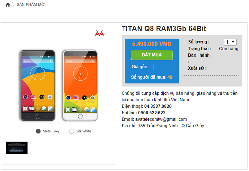 Titan Q8 – smartphone giá rẻ đáng sở hữu nhất - 2