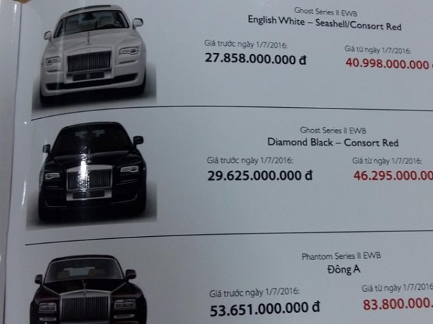 Hình ảnh Rolls-Royce chính hãng có giá kỷ lục hơn 83 tỷ đồng sau 1/7 số 1