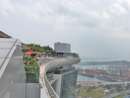 Cận cảnh bể bơi cao nhất thế giới, Du lịch, be boi cao nhat the gioi, be boi, du lich Singapore, khach san Marina Bay Sands, du lich the gioi, phong canh, canh dep, phong canh dep