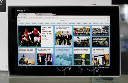 Xperia Tablet Z chính hãng lên kệ, giá 19 triệu đồng
