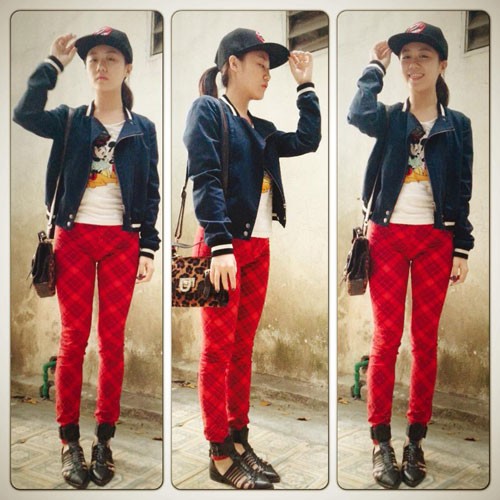 Thời trang thường ngày tươi trẻ của Văn Mai Hương 15 Thời trang thường ngày tươi trẻ của Văn Mai Hương 15