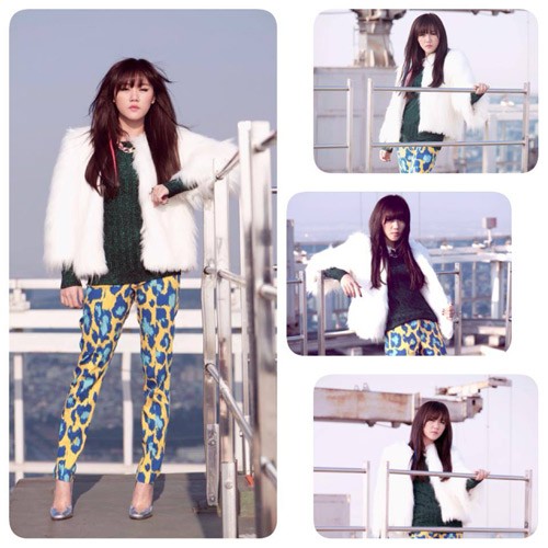 Thời trang thường ngày tươi trẻ của Văn Mai Hương 10 Thời trang thường ngày tươi trẻ của Văn Mai Hương 10