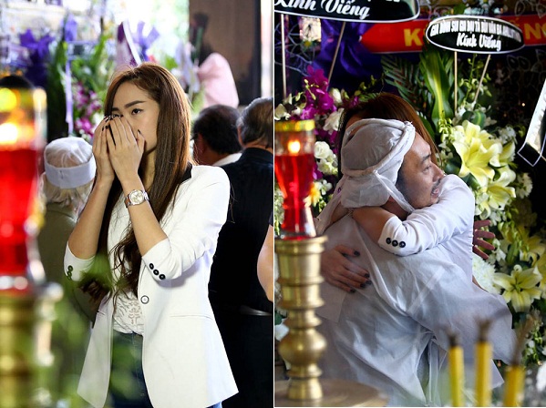 Xúc động ảnh mẹ Nguyễn Quang Dũng cô đơn bên vòng hoa tang 7