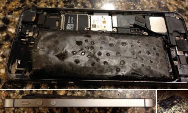 iPhone 5s đột nhiên bốc cháy vì lỗi pin 6