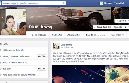 Giả Facebook Mai Phương Thúy, Diễm Hương để mượn tiền