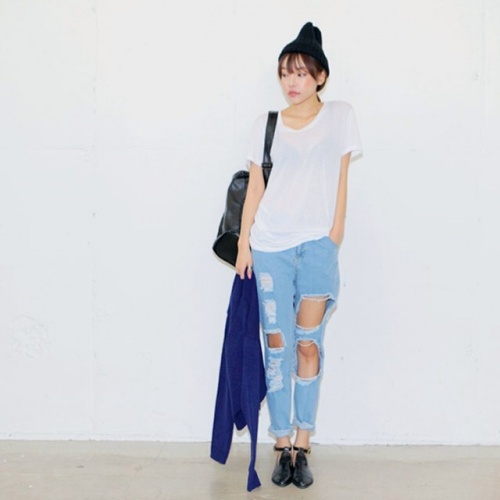 Đón hè phong cách với quần baggy 6 Đón hè phong cách với quần baggy 6