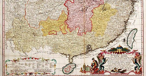 Đức tặng Trung Quốc bản đồ cổ không có Hoàng Sa, Trường Sa