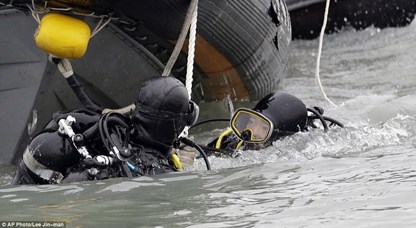 Các thiết bị hiện đại tham gia tìm kiếm vụ chìm phà Sewol