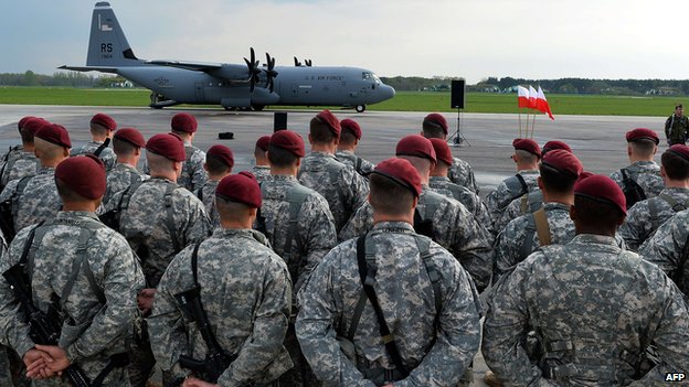 Khủng hoảng Ukraine: Mỹ bắt đầu tập trận ở Ba Lan