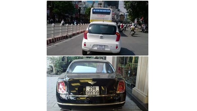Siêu xe Bentley tiền tỷ mang biển giả ngũ quý 9 lưu thông ở Hà Nội