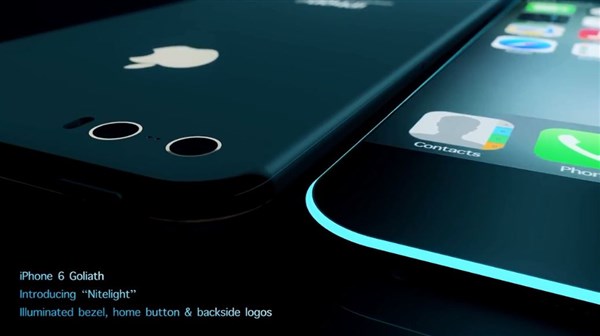 Concept iPhone 6 cực đỉnh với viền màn hình phát sáng