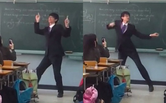 Thầy giáo nhảy giữa lớp giúp học sinh vượt qua cơn buồn ngủ