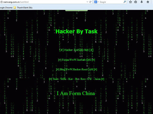 Nguy cơ bùng phát chiến tranh giữa hacker Việt Nam và Trung Quốc
