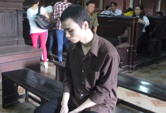 Bị cáo Nguyễn Thành Chung tại tòa