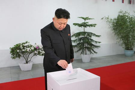 Kim Jong-un tự bỏ phiếu bầu cho mình trong cuộc bầu cử 