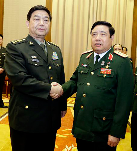 Bộ trưởng Quốc phòng Phùng Quang Thanh gặp người đồng cấp Trung Quốc 