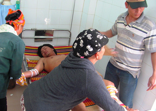 Quảng Nam: Bò tót húc hàng loạt người dân, 1 người chết 4 người bị thương