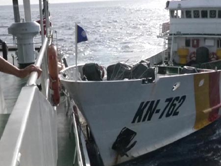 Tàu CSBVN bị tàu An ninh hàng hải TQ đâm tại khu vực giàn khoan Hải Dương 981 ngày 16/5