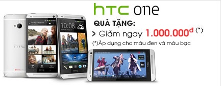 Smartphone HTC One vừa giảm giá sốc