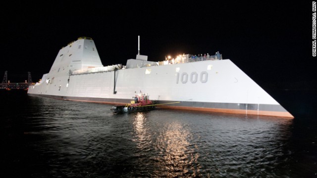 Cận cảnh chiến hạm tàng hình 3 tỷ USD của Hải quân Mỹ