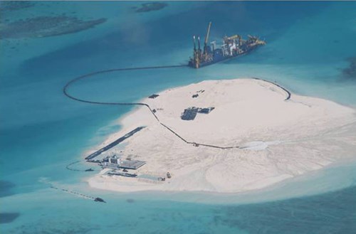 Hoạt động cải tạo trái phép của Trung Quốc tại đảo Đá Gạc Ma