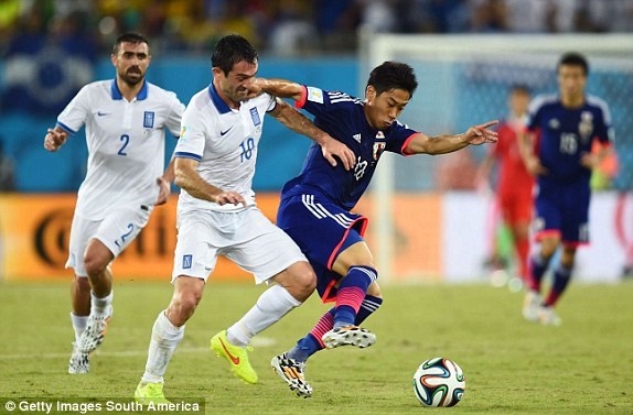 Nhật Bản 0-0 Hy Lạp: Hòa tẻ nhạt