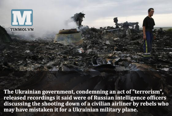 Hiện trường xảy ra thảm họa MH17 bị bắn hạ. Ảnh: Reuters