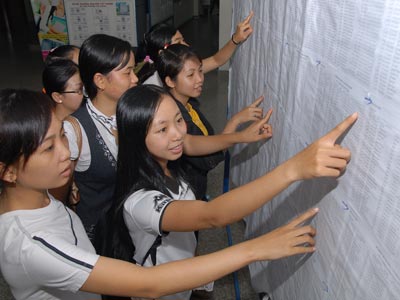 Bộ GD-ĐT công bố điểm sàn đại học 2014