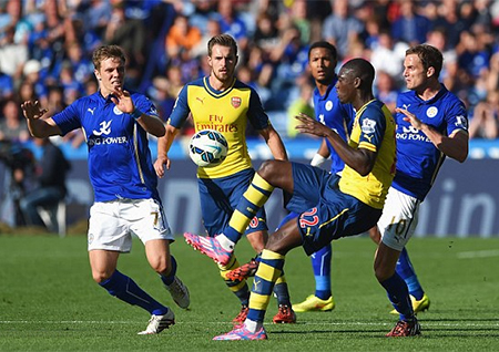 Leicester 1–1 Arsenal: Pháo thủ tiếp tục bị chia điểm
