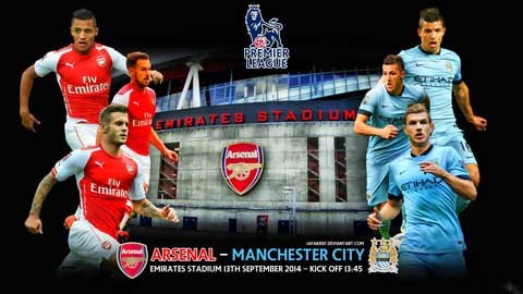 Arsenal – Man City, 18h45 ngày 13/9: Cuộc chiến tham vọng