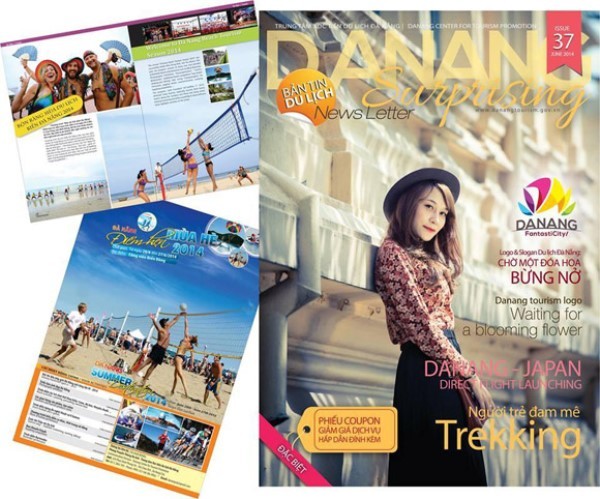9X xinh xắn làm gương mặt trang bìa báo du lịch Đà Nẵng