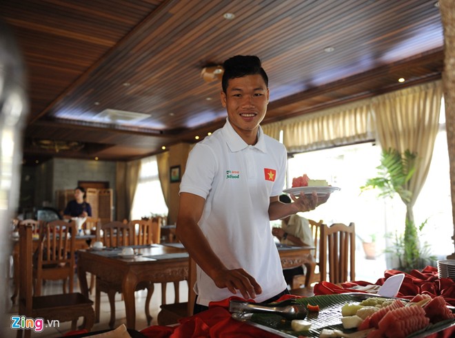 U19 Việt Nam ăn nghỉ tại resort sang trọng