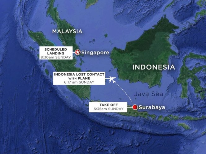 Máy bay mất tích AirAsia đã bay quá chậm so với quy định 4
