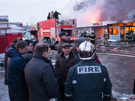 Cháy lớn tại khu chợ có nhiều người Việt sinh sống ở Nga 7