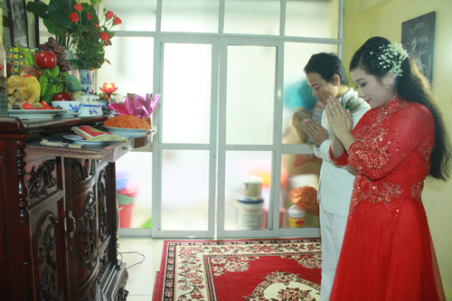 Đám cưới Thanh Thanh Hiền: Chú rể Chế Phong có mặt tại nhà cô dâu 14