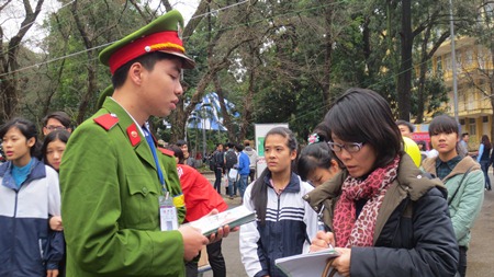 Thông tin mới nhất về tuyển sinh vào các trường Công an 2015